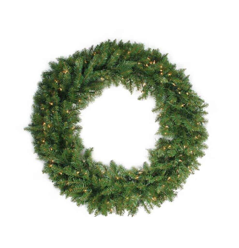 36 inch Pre Lit Christmas Wreath