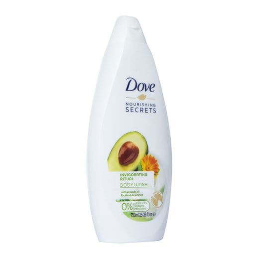 Dove nourishing secrets invigorating ritual body wash 750ml