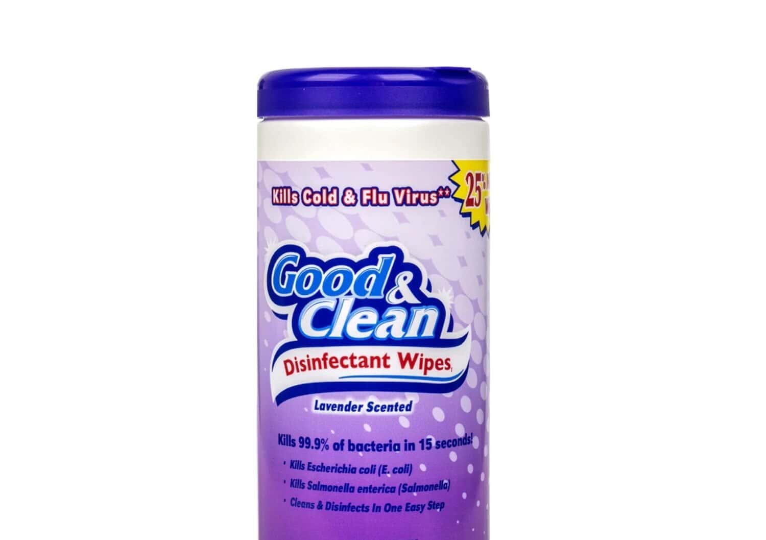 Good & clean disinfectant wipes lavender scented 159g