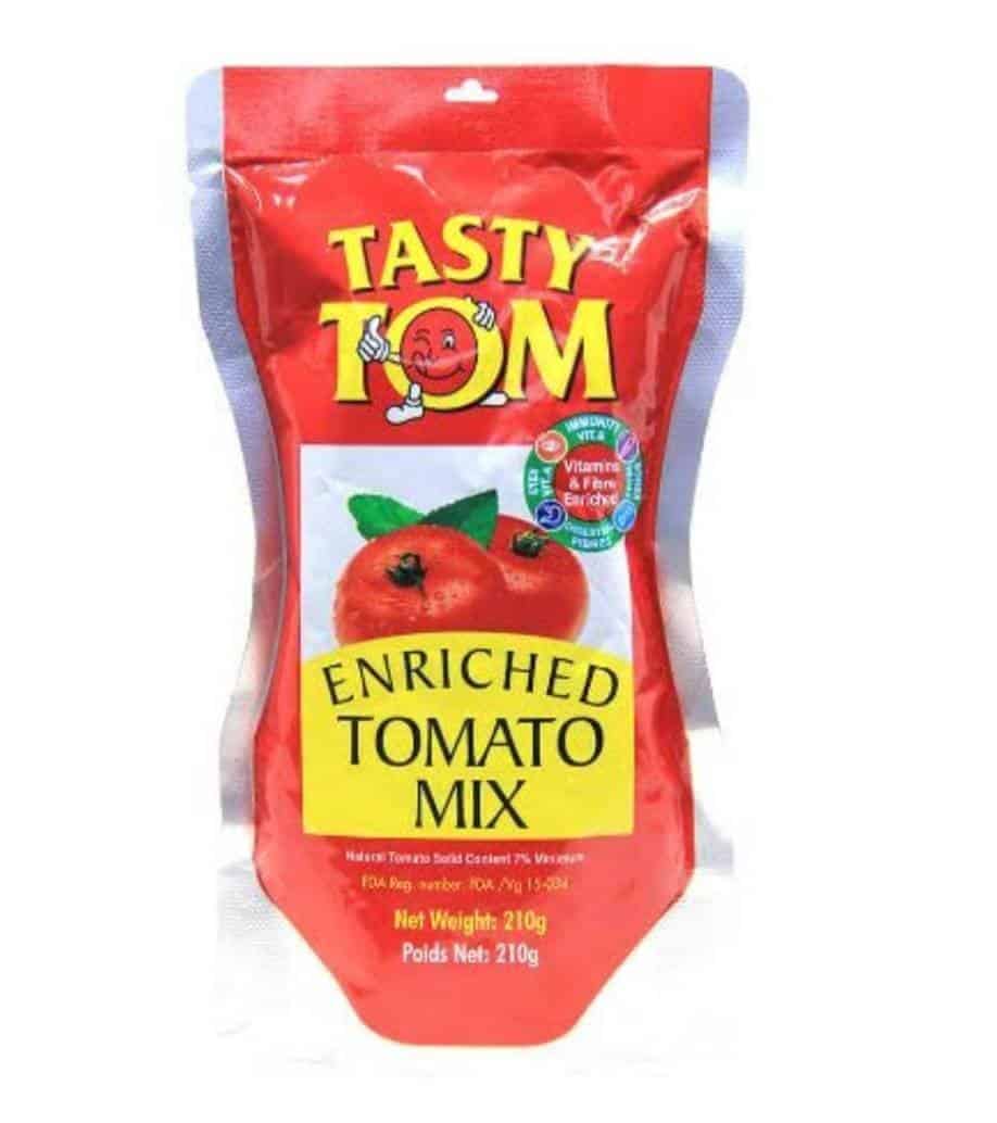 Tasty tom enrished tomato mix 210g