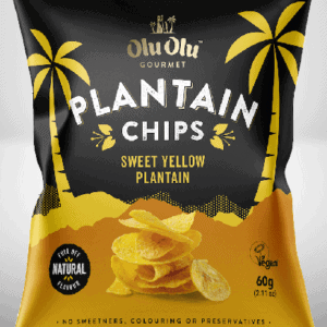 Olu olu sweet yellow plantain chips 60g