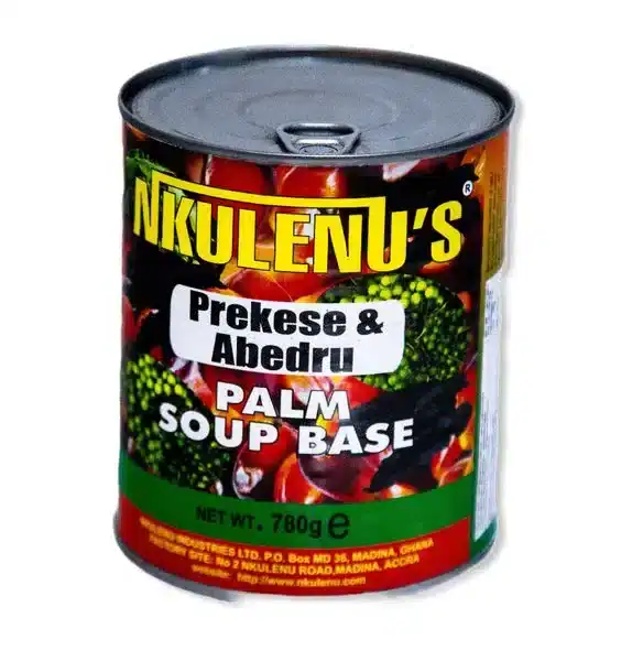 Nkulenu and prekese and abedru palm soup base 780g