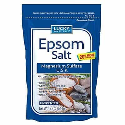Lucky super soft epsom magnesium sulfate u.s.p 544g