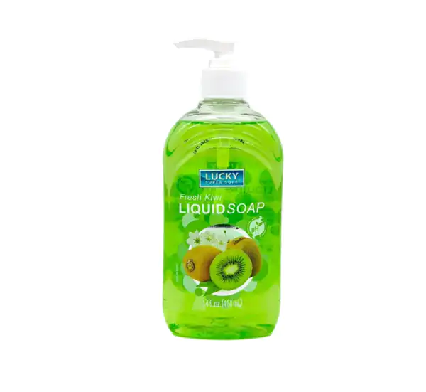 Lucky super soft fresh kiwi liquid soap 414ml