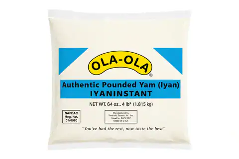 Ola-ola authentic pounded yam 4lb