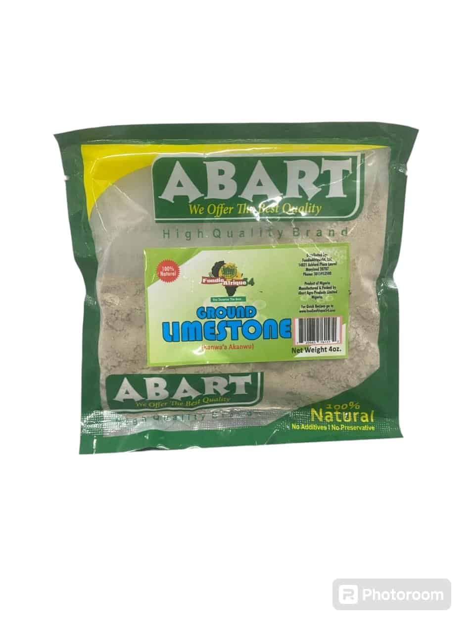FoodieAfrique ground limestone 4oz