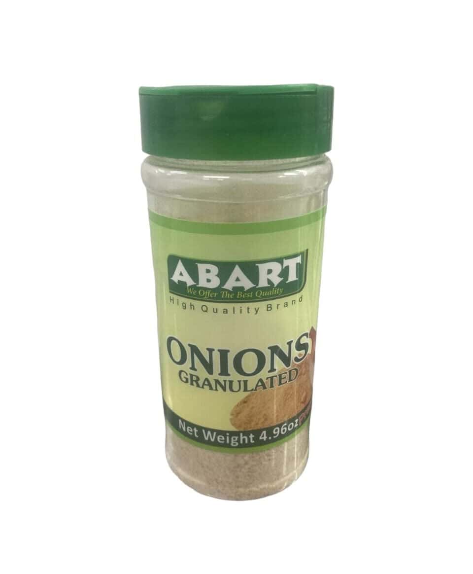 Abart foods granulated onions 4.96oz