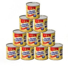 Three crowns filled evaporated milk