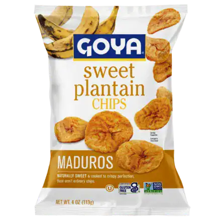 Goya sweet plantain chips 113g