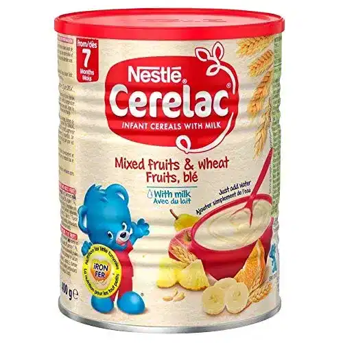 Nestle cerelac mixed fruit, wheat with milk 400g