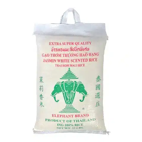 New corp elephant jasmine white scented rice 25lb