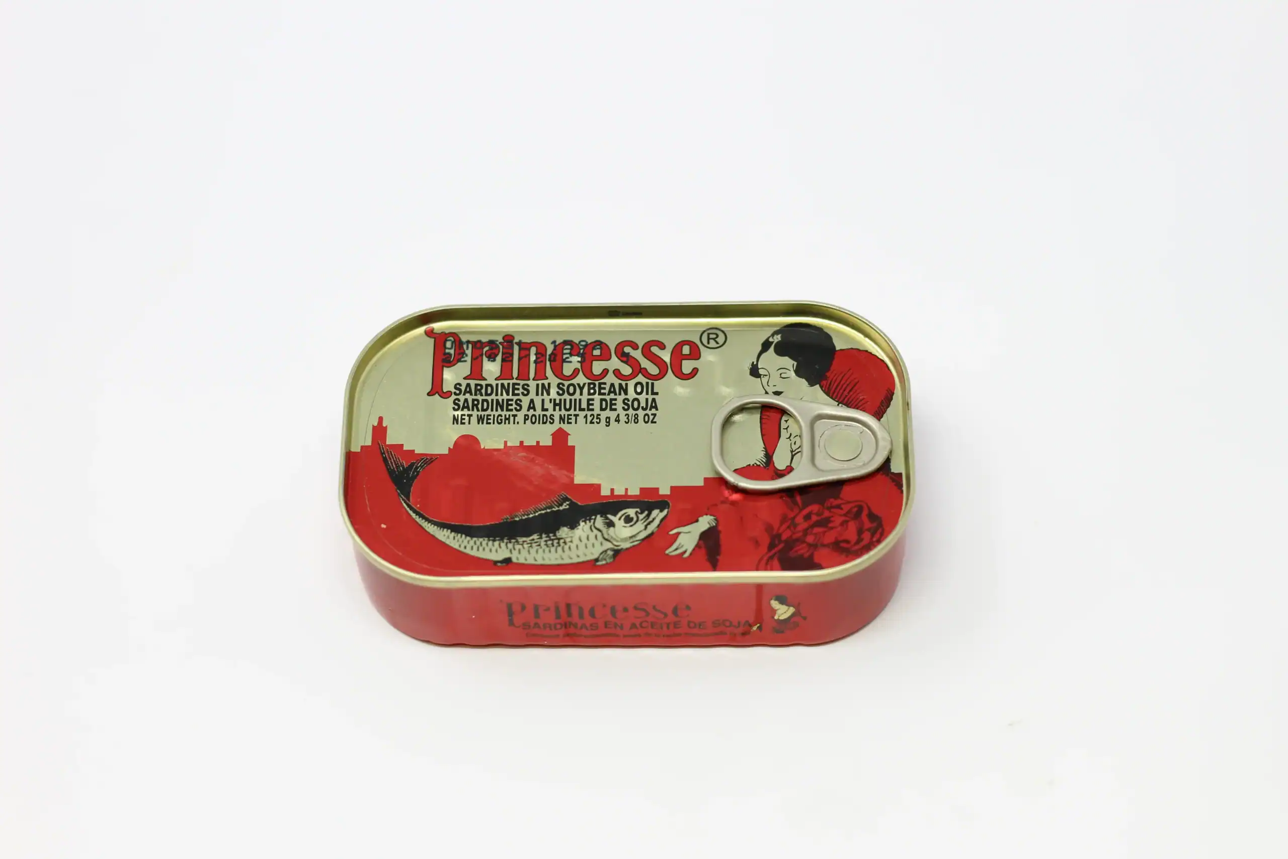 Princess sardines in soybean oil 125g