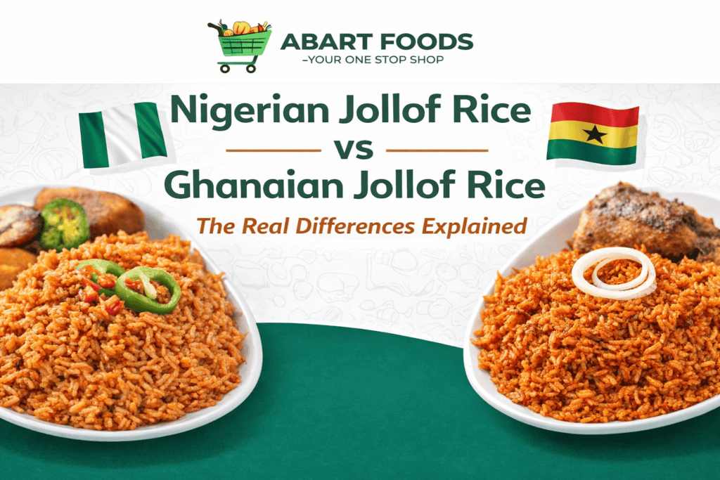 Nigerian jollof rice vs Ghanaian jollof rice