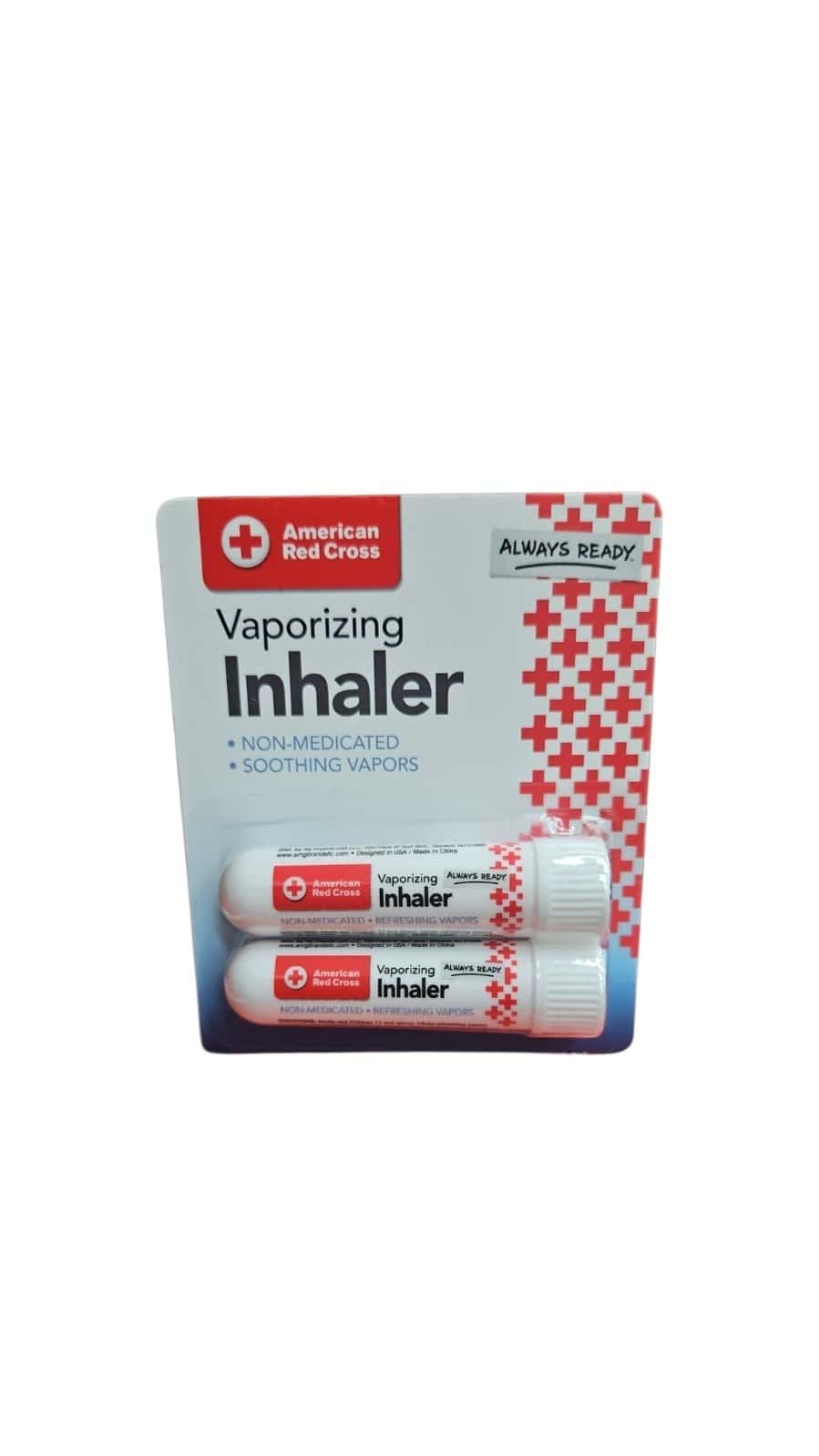 American red cross vaporizing inhaler 2 scented sticks