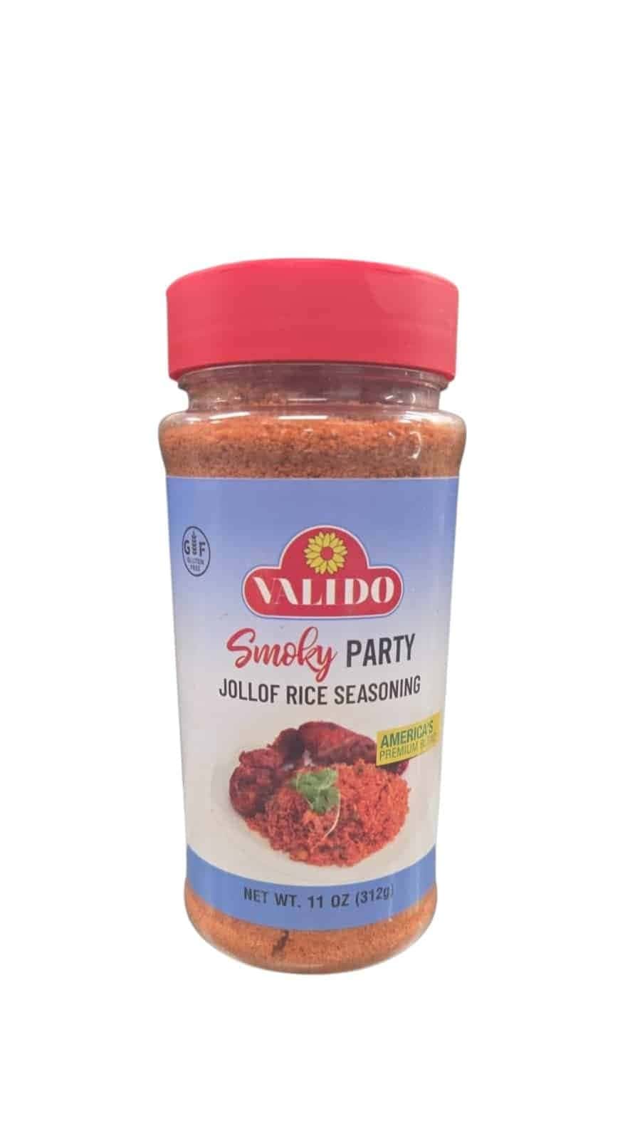 Valido smoky party jollof rice seasoning 11oz