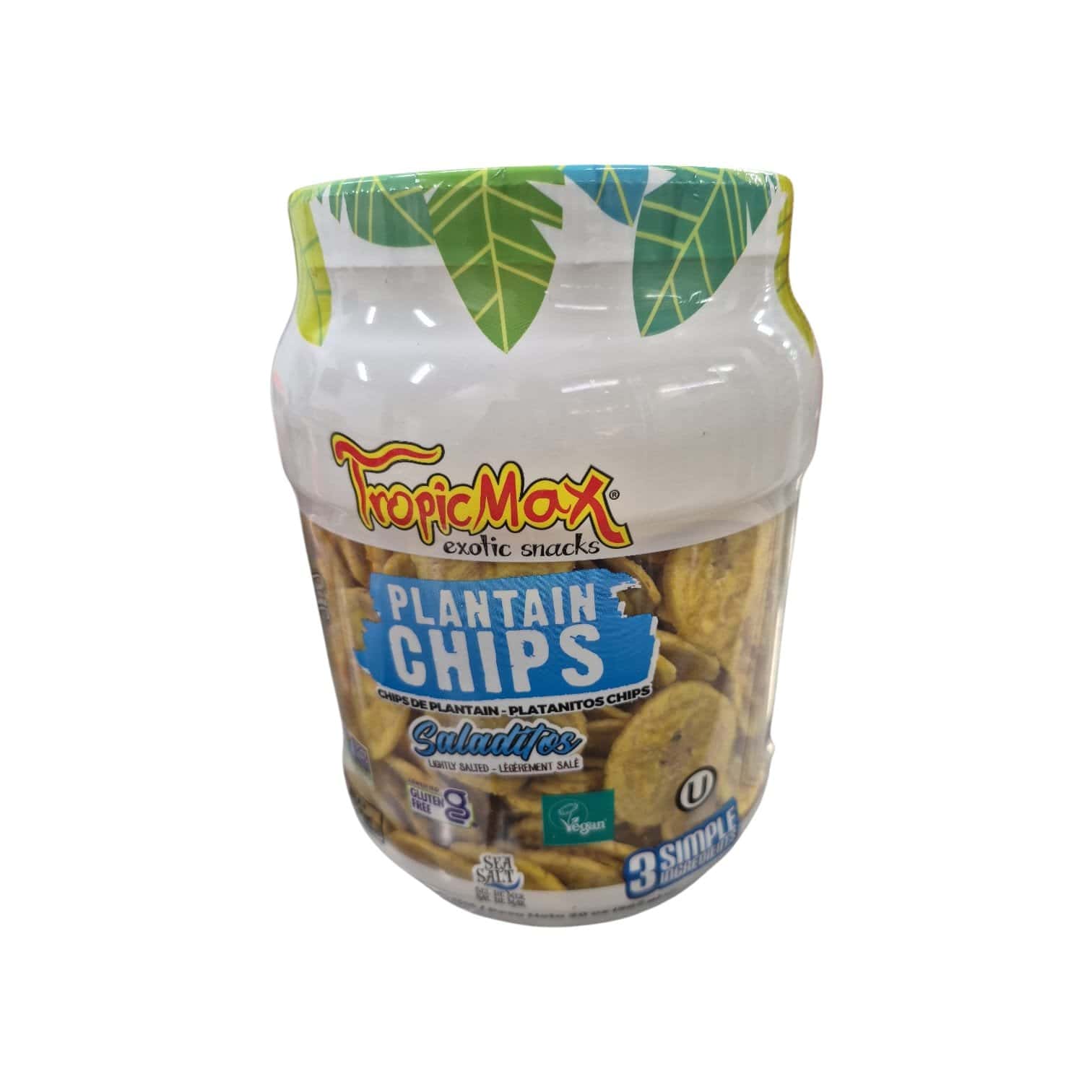 Tropic Max plantain chips lightly salted 567g