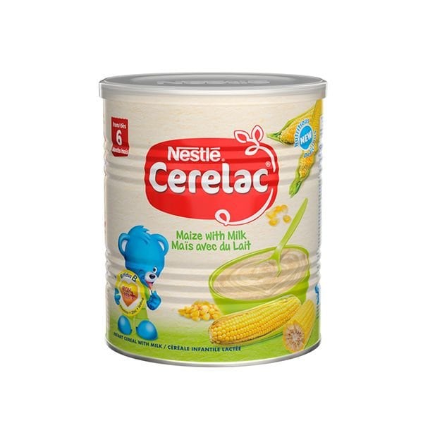 Nestle cerelac  maize with milk 400g