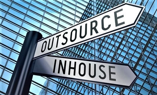 Both Outsource and in-house