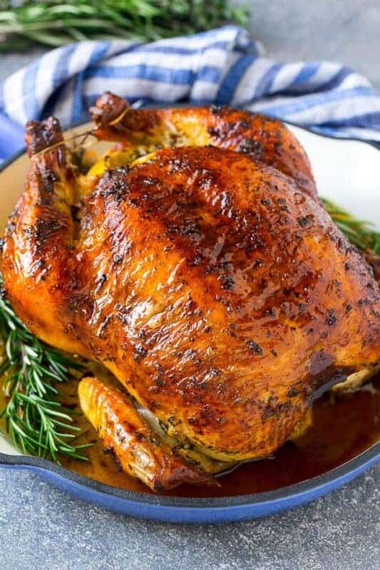 Christmas dinner-roasted chicken