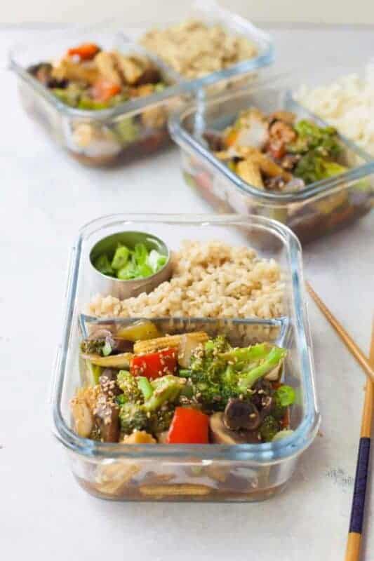 Veggie Stir Fry meal prep ideas