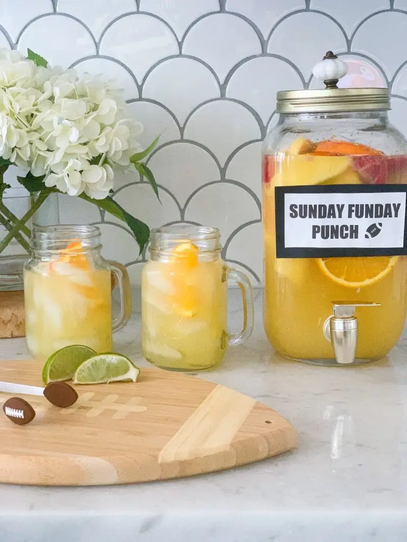tailgate cocktails for sunday game day drink for football party or tailgate