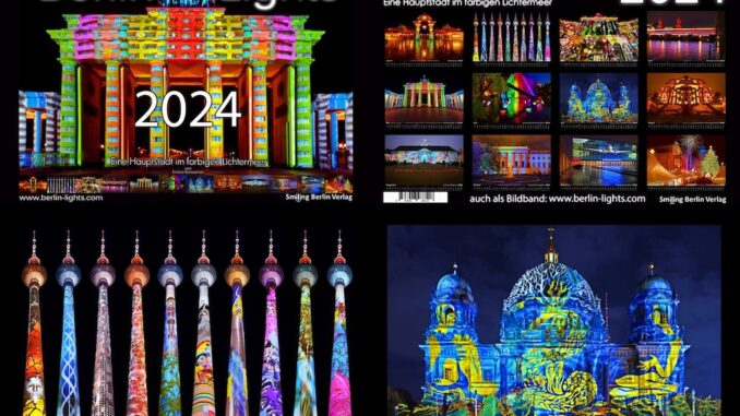Berlin Lights Collage 2024