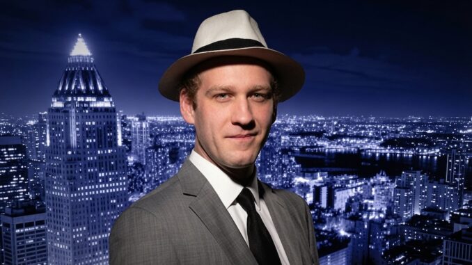 Johannes Hallervorden in Frank Sinatra-Pose für "My Way"