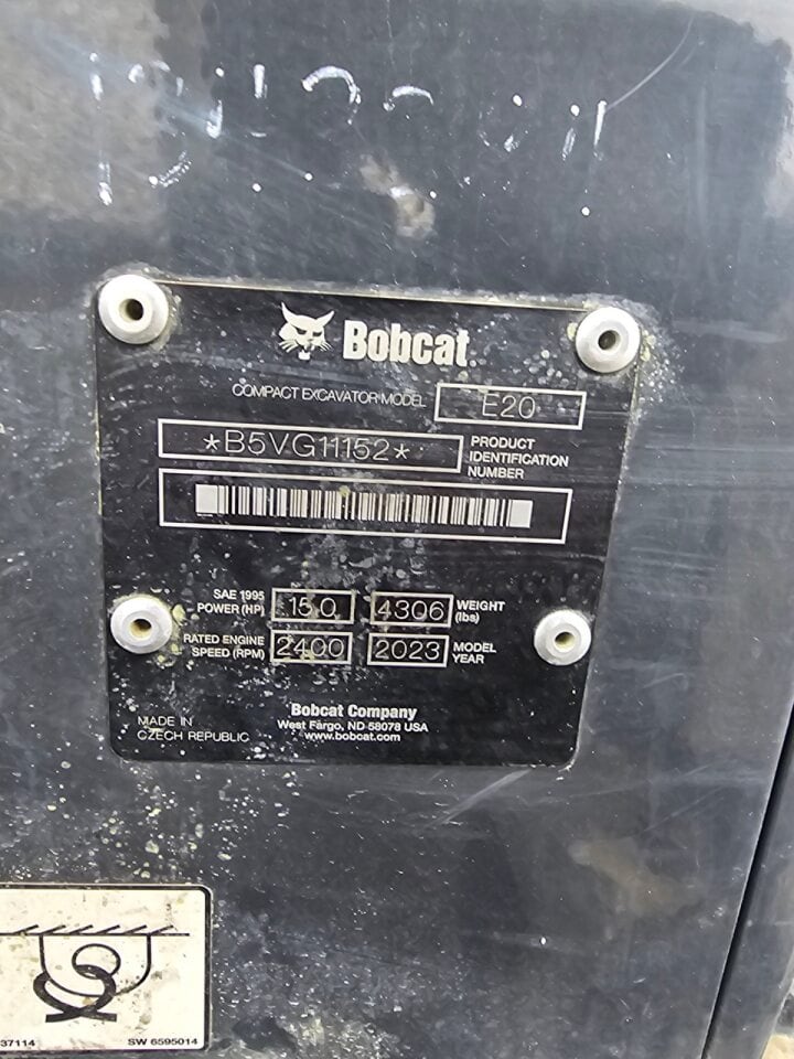 Buy a Used 2023 E20-U BOBCAT COMPACT EXCAVATOR - Bobcat of Indy