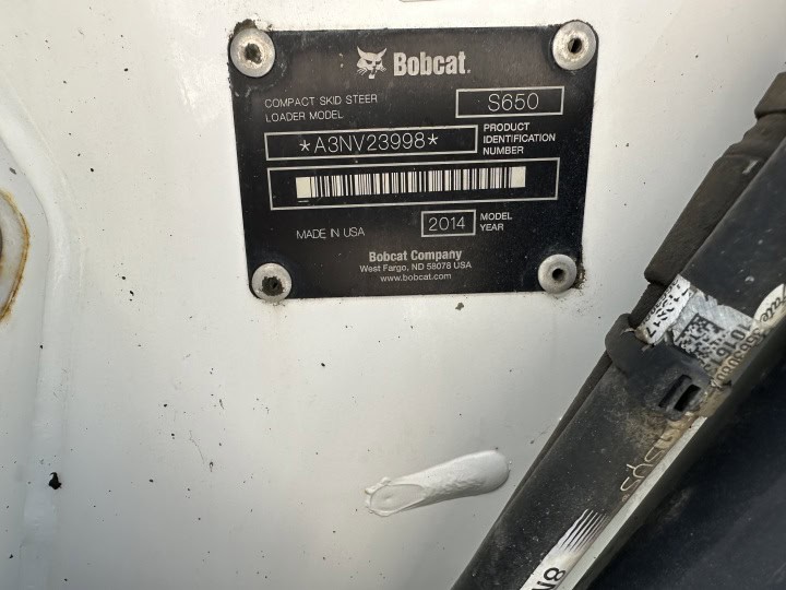 Buy a Used 2014 S650-U BOBCAT SKID-STEER LOADER - Bobcat of Indy