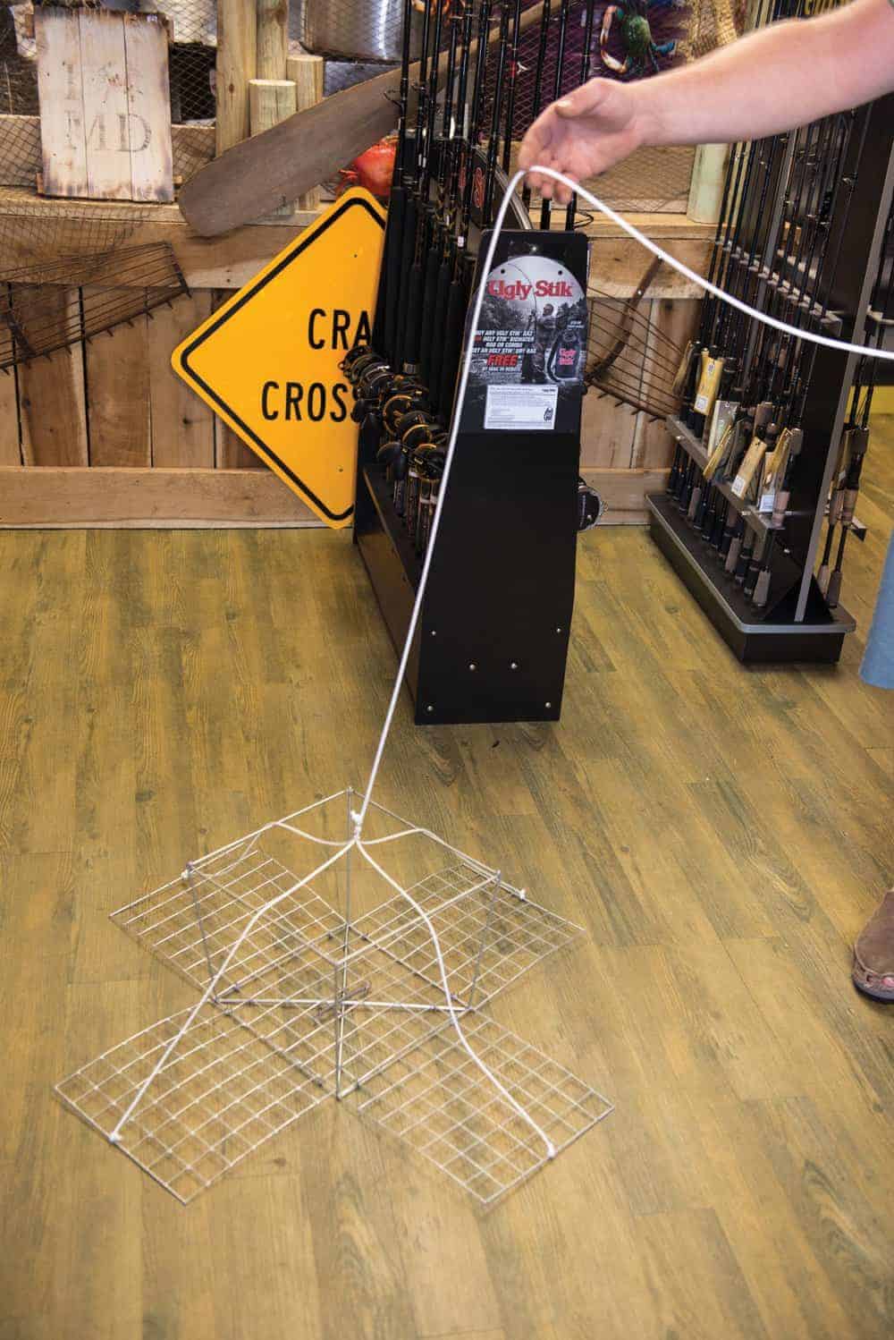 Collapsible Crab Trap.photo by J oe Evans