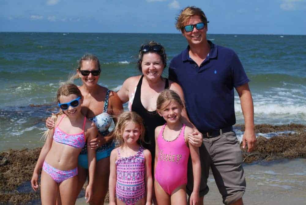 The quick-thinking rescue crew with CBF's Tanner Council. Photo courtesy of Chesapeake Bay Foundation