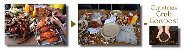 Annapolis Green shows how a tasty crab feast turns into tasty plant food.