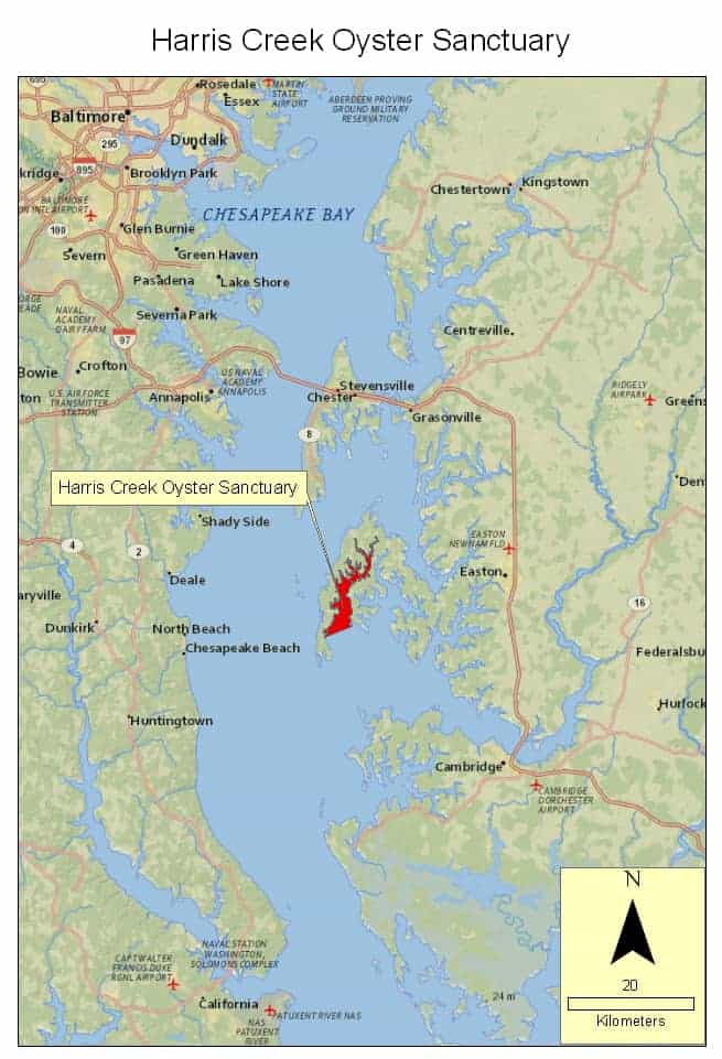 Map: Maryland Dept. of Natural Resources