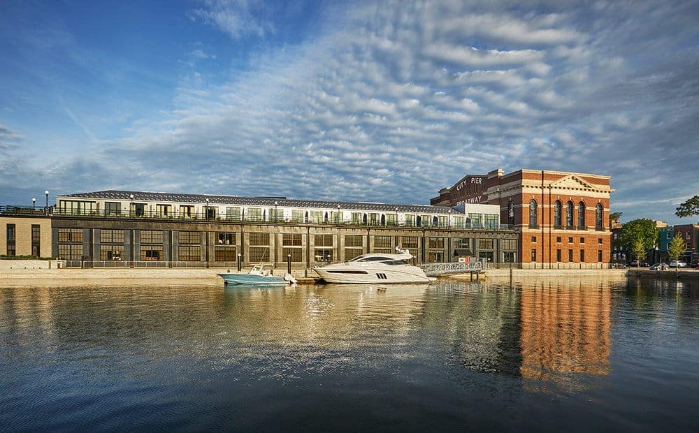 Docking alongside the Sagamore Pendry