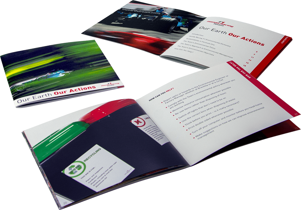 Full Colour Saddle Stitched Brochure
