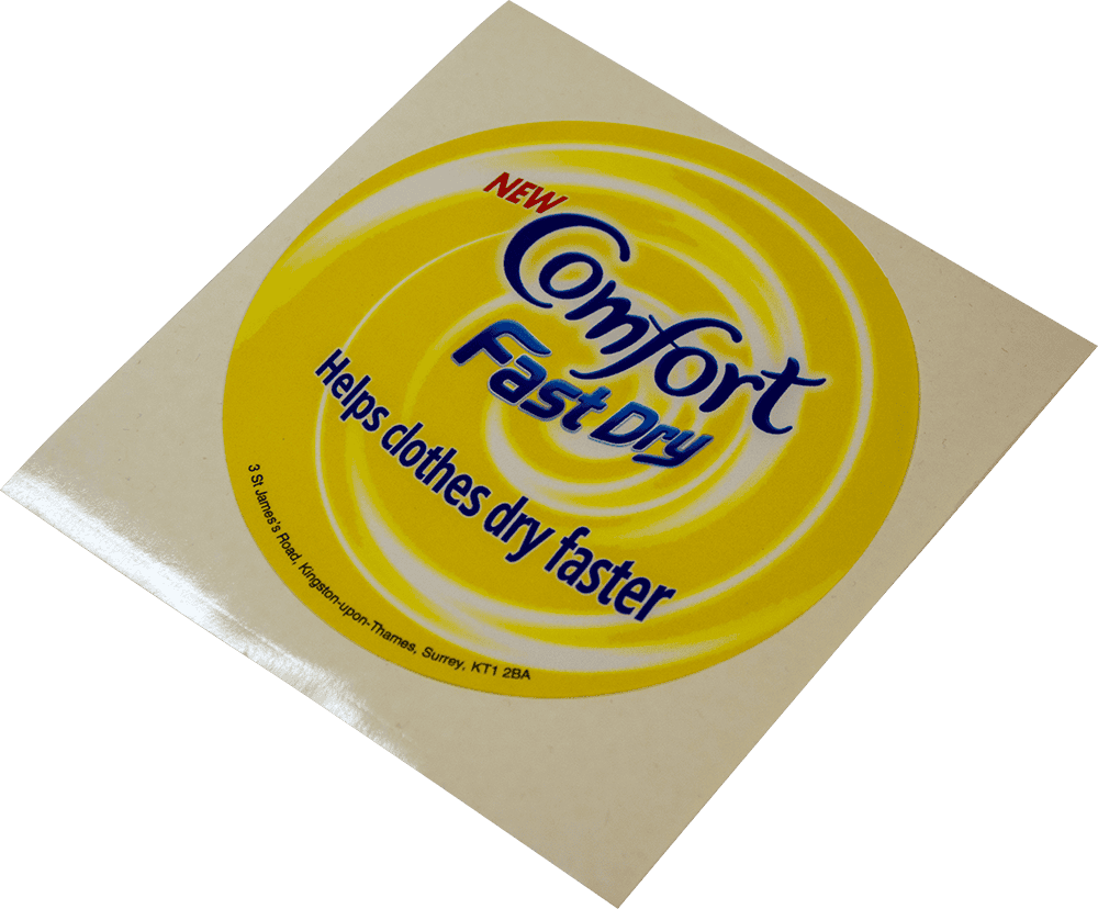 Circular Full Colour Label on a Roll