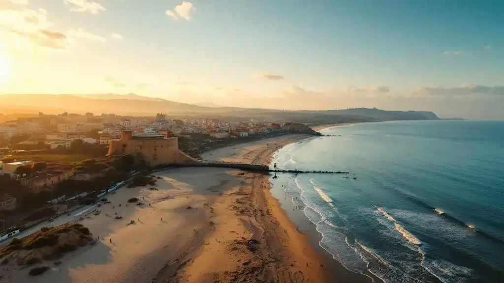Grabación con drones de la costa y Torre de San Vicente en Benicassim