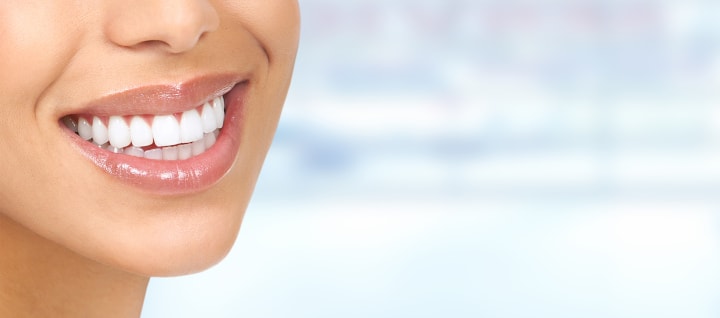 Woman Showing Off Her White Teeth