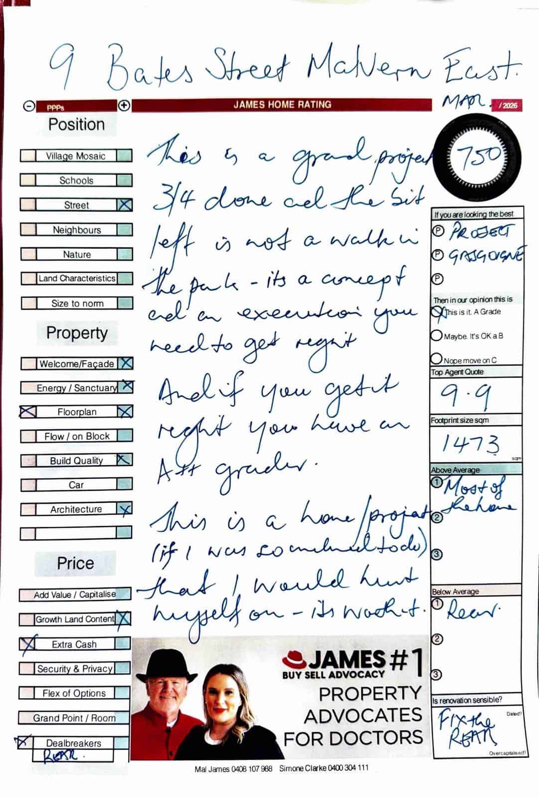 9 Bates Street Malvern East – James Buyer Advocates