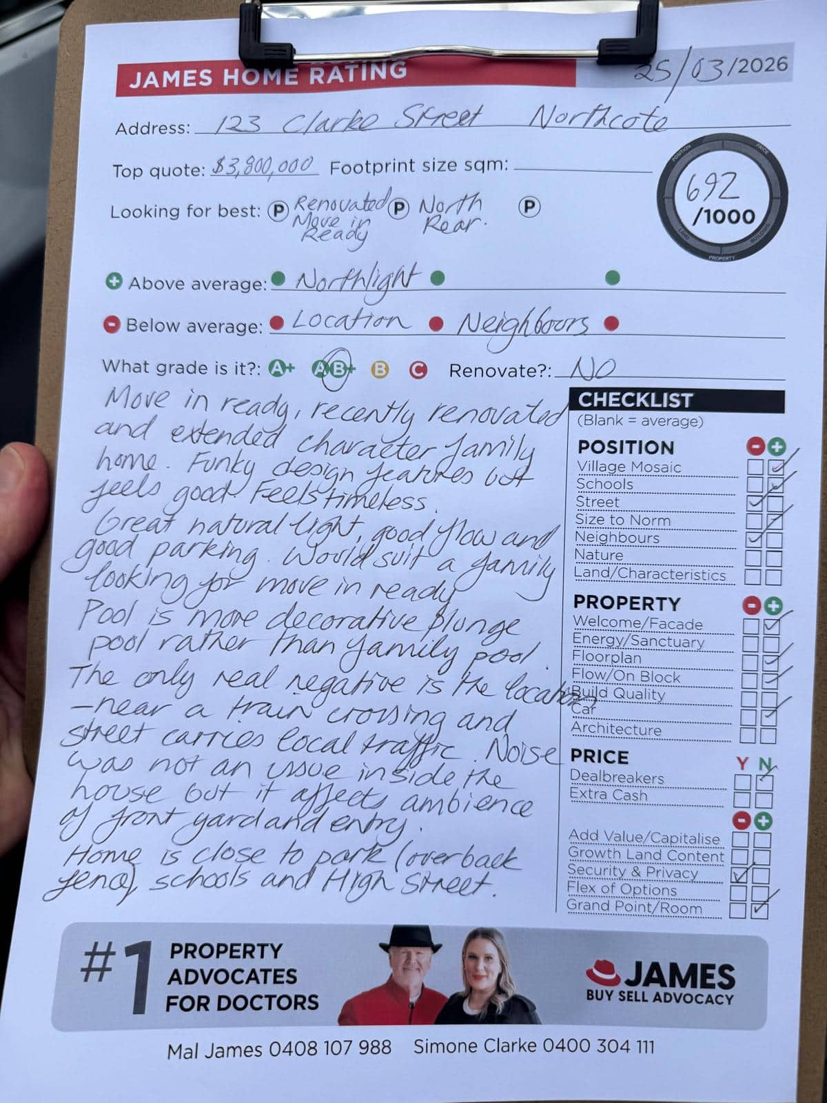 123 Clarke Street Northcote – James Buyer Advocates