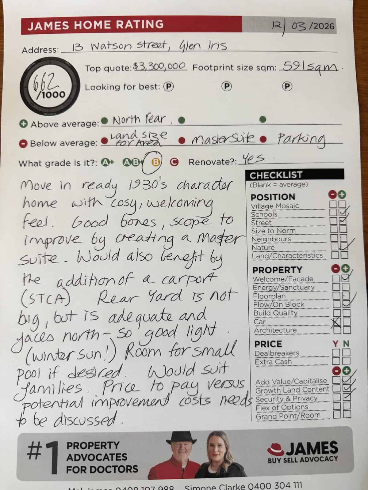 13 Watson Street Glen Iris – James Buyer Advocates