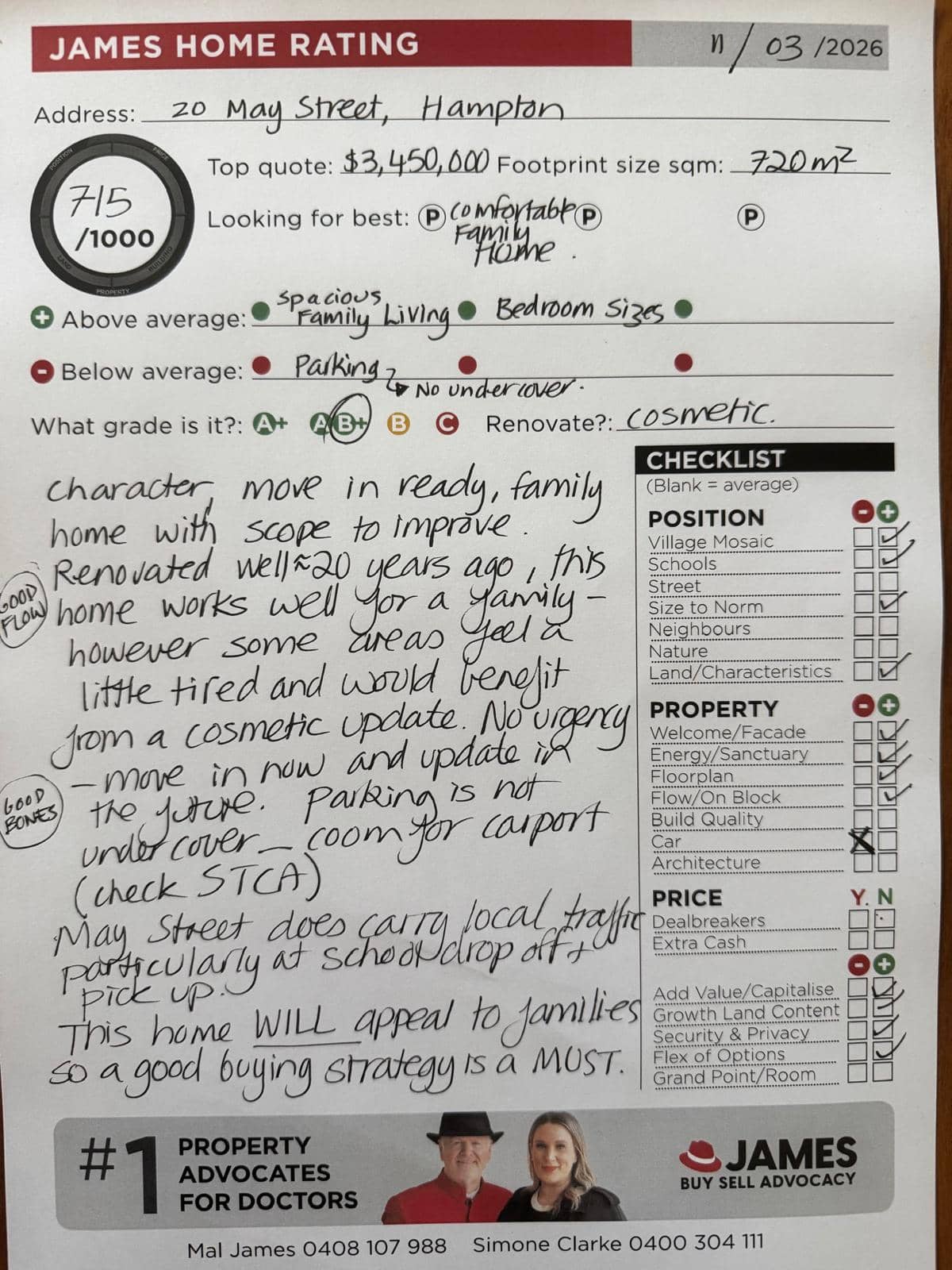 20 May Street Hampton – James Buyer Advocates