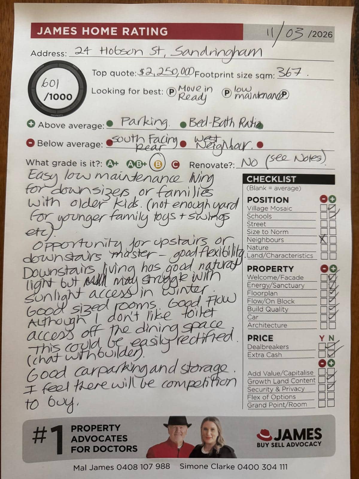 24 Hobson Street Sandringham – James Buyer Advocates