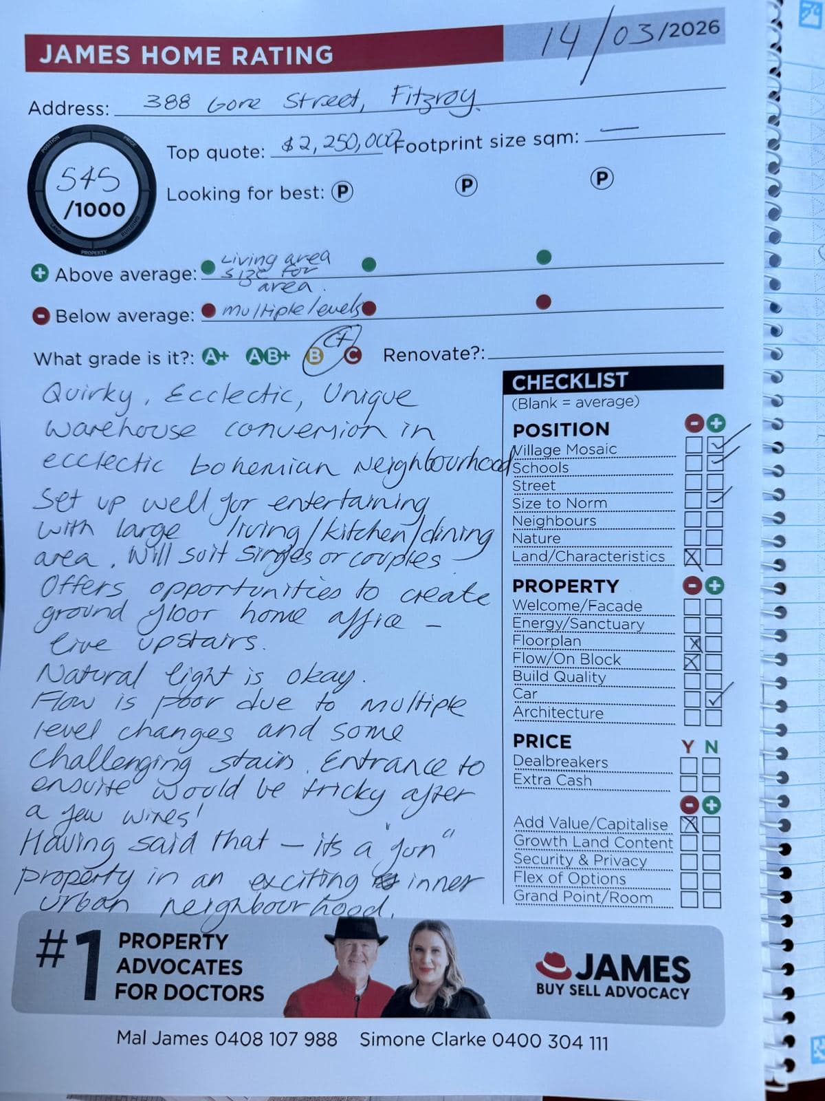 388 Gore Street Fitzroy – James Buyer Advocates