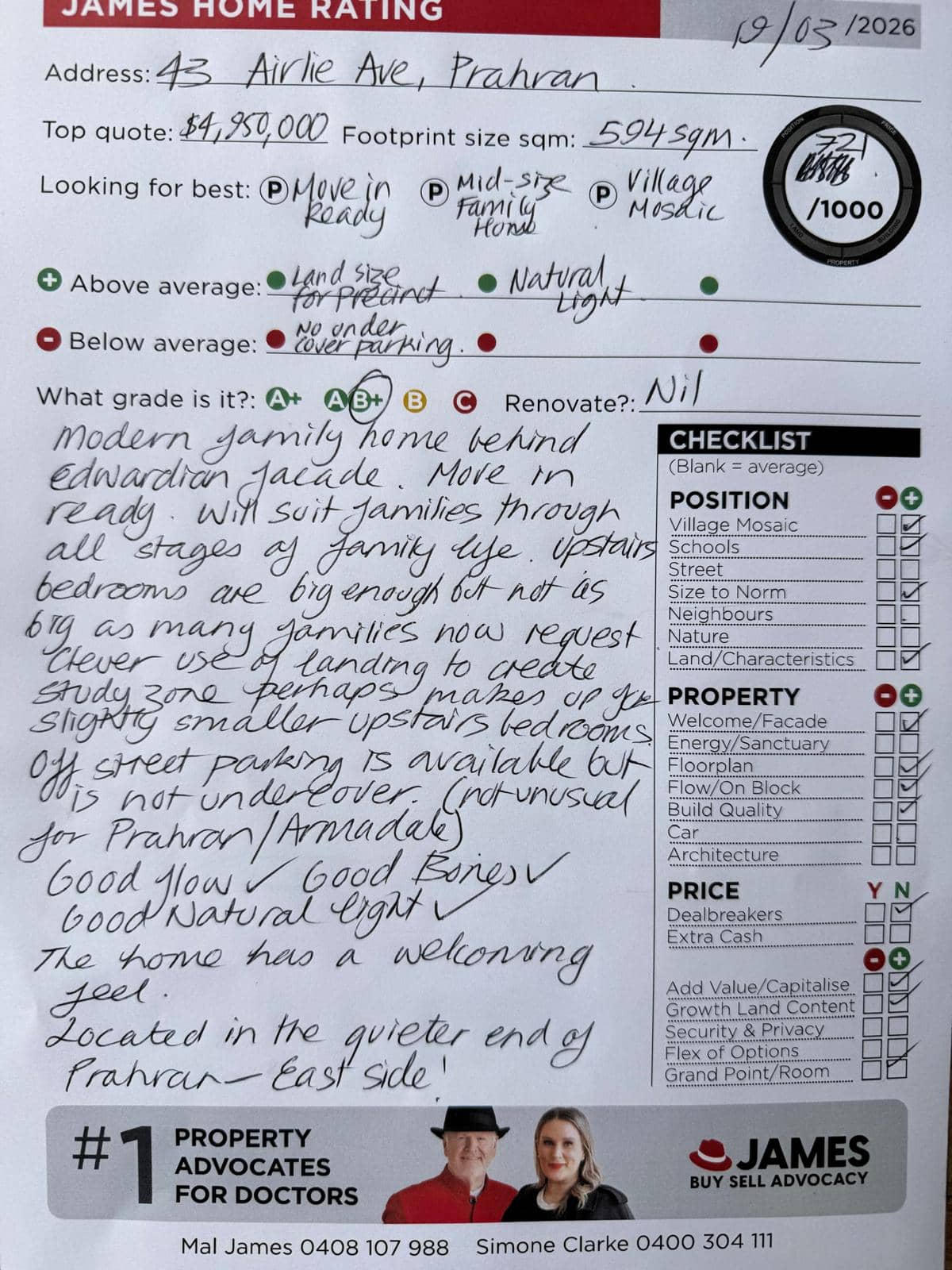 43 Airlie Avenue Prahran – James Buyer Advocates