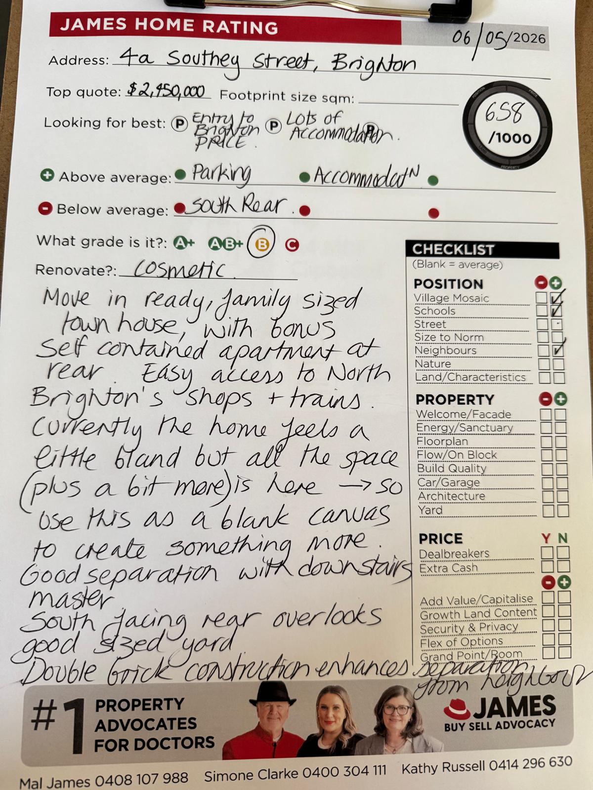 4A Southey Street Brighton – James Buyer Advocates