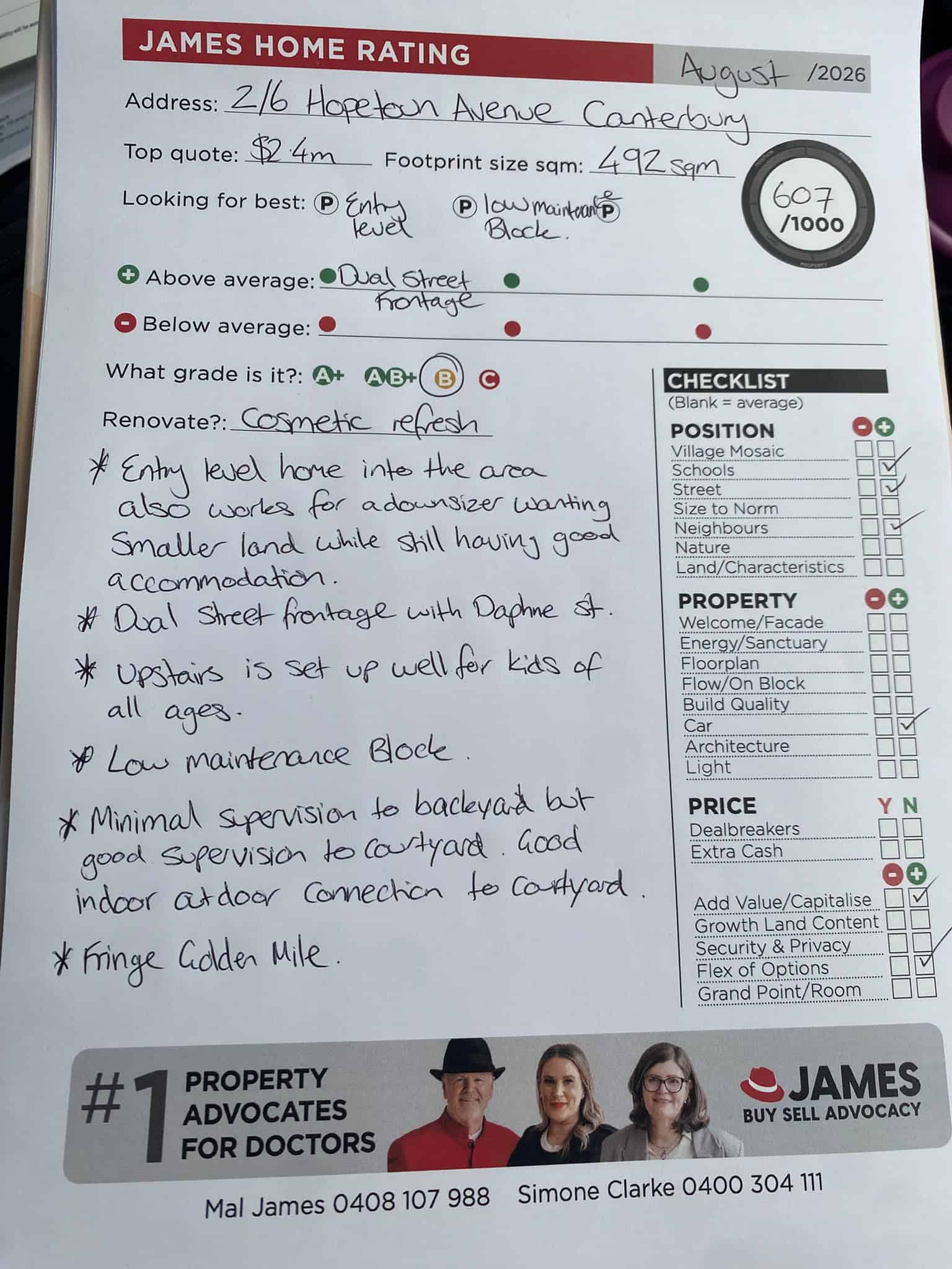 2/6 Hopetoun Avenue Canterbury – James Buyer Advocates