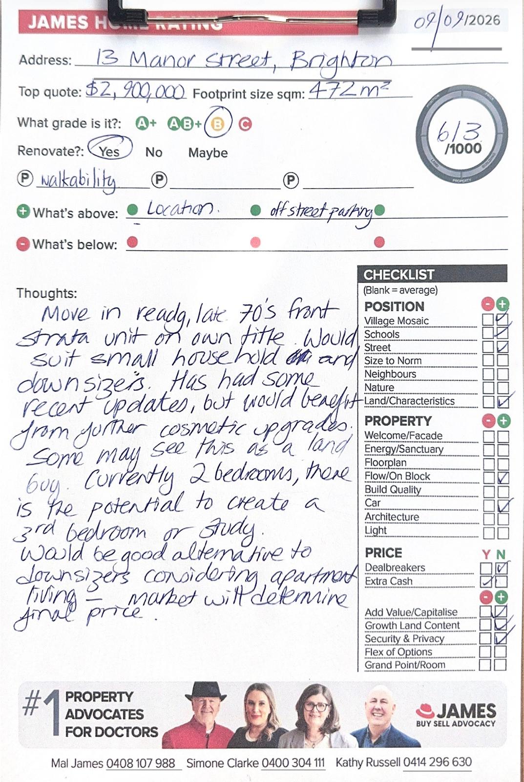 13 Manor Street Brighton – James Buyer Advocates