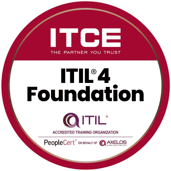 Logo des Zertifikats ITIL 4 Foundation