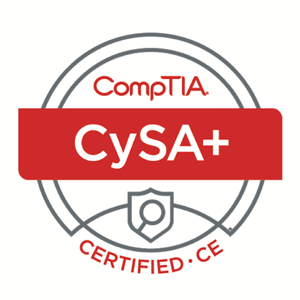Logo des Zertifikats CompTIA CySA+